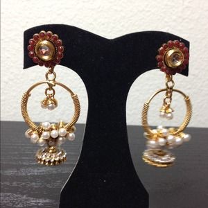 Antique indian Gold earrings