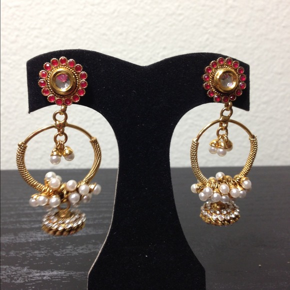 Antique indian Gold earrings