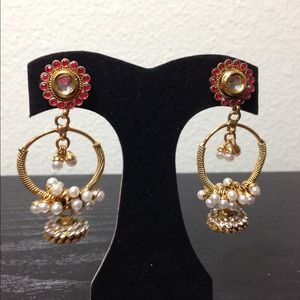 Antique indian Gold earrings