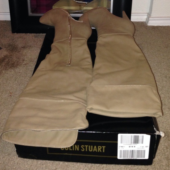 COLIN STUART OVER KNEE HIGH HEEL PLATFORM BOOTS - Picture 4 of 4