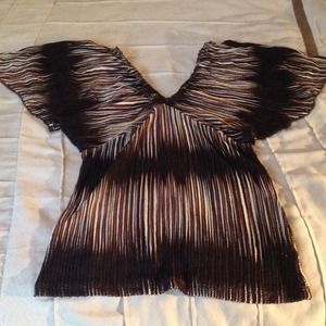 ✨SOLD✨ Black/brown blouse