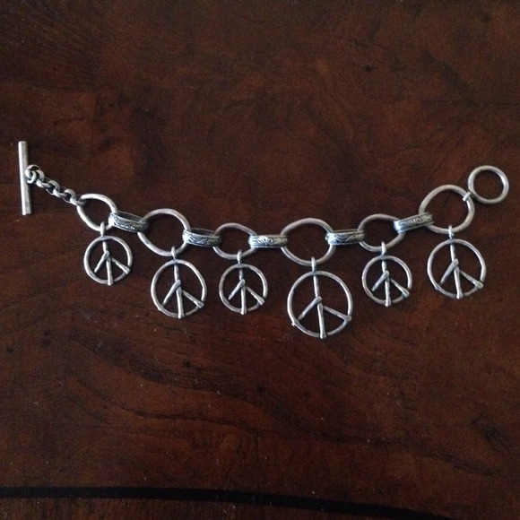 Lucky brand peace bracelet