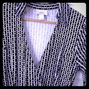 Black and white patterned dress!