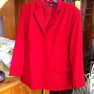 Red blazer