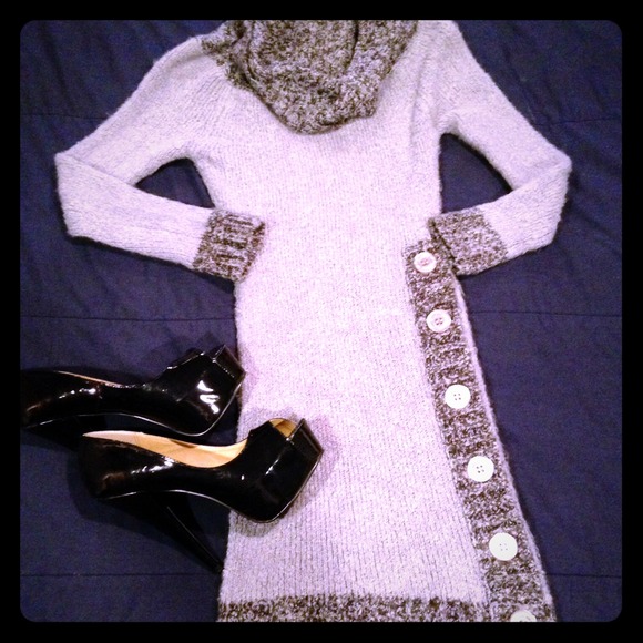 Grey Sweater Dress