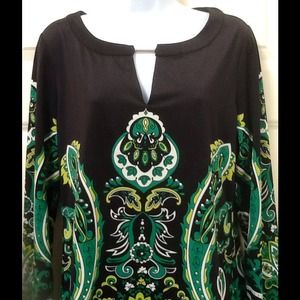 RESERVED for scuba7 Beautiful INC Tunic top NWOT