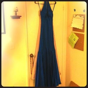 Royal blue dress