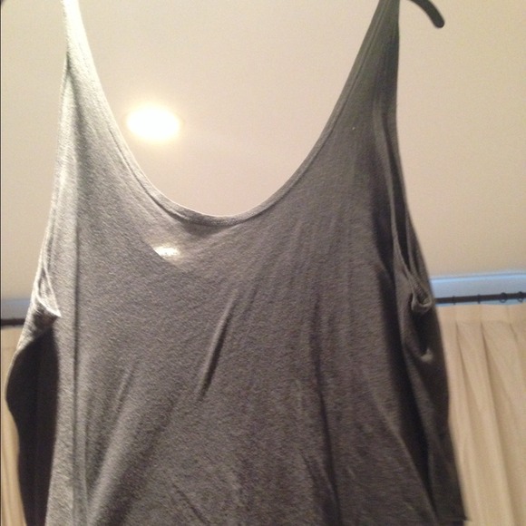 gray brandy melville tank top