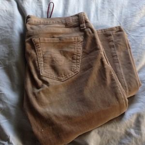 AG Tan Super Soft Corduroys Size 27