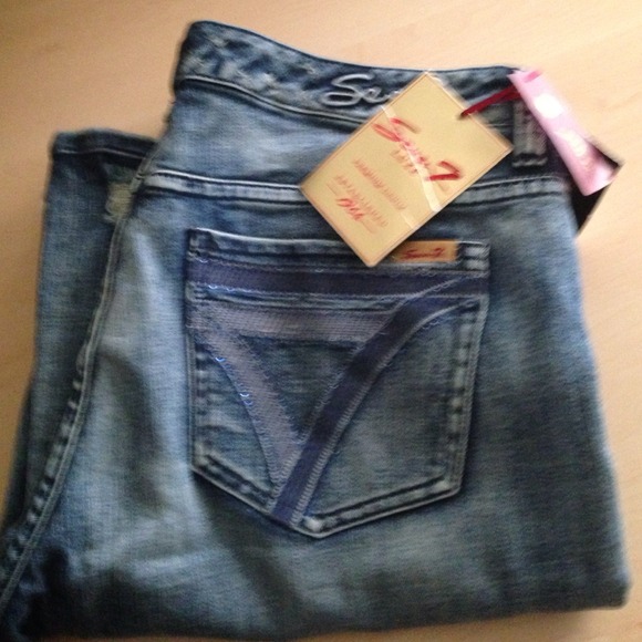 Seven luxe stonewashed jeans