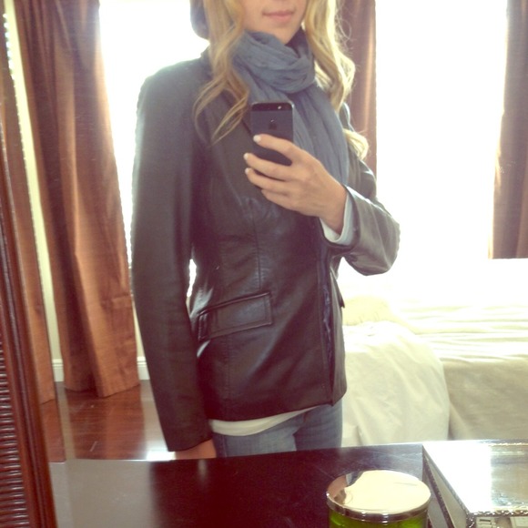 BCBG Max Azria lambskin leather jacket / blazer - Picture 1 of 4