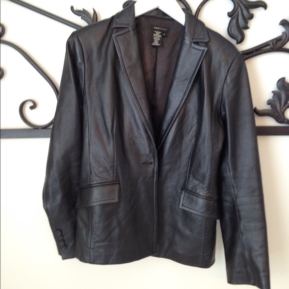 BCBG Max Azria lambskin leather jacket / blazer - Picture 2 of 4