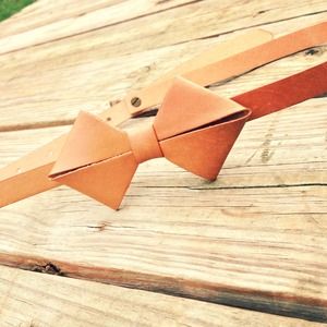 Tan Bow Belt