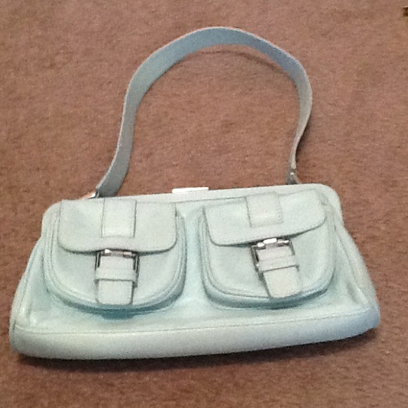 Sold in bundle/Charles David Aqua Blue small purse