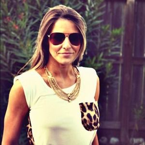 Leopard Sleeveless Top