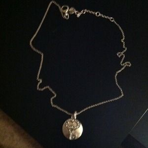 REDUCED!!! Fossil necklace and decorative tin