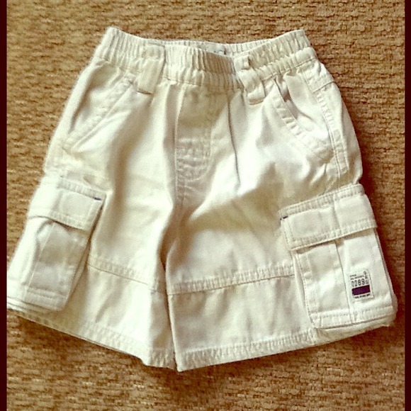 Boys Children's place Khacki Cargo shorts size 24m - Picture 1 of 2