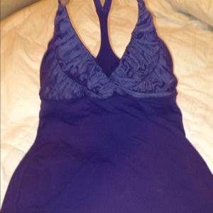 NWOT pure balance tank dark purple