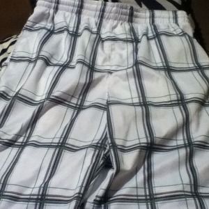 Hurley basketball shorts lime green black plaid