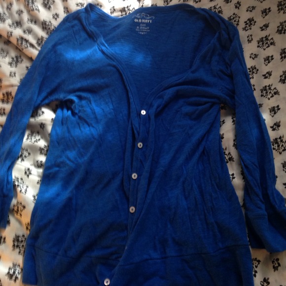 Blue Old Navy cardigan