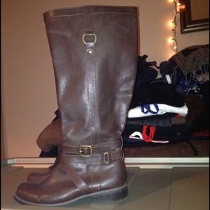 Dark Brown Riding Boots