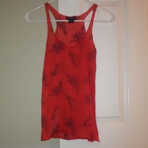 Red wet seal tank top!