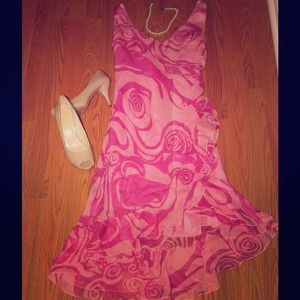 Flowy and ruffled dress!