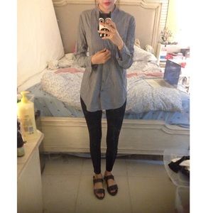 Dress shirt without collar