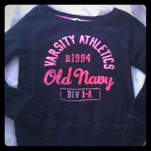 Pull over sweat shirt