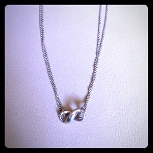 Tiffany and Co Infinity Pendant necklace silver