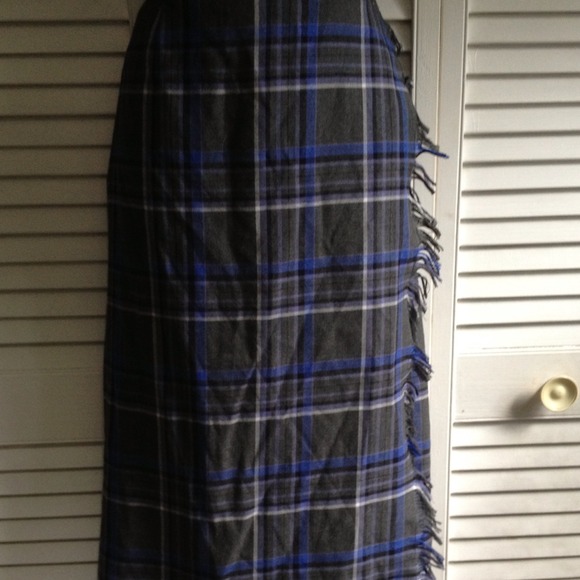 Long & Lean Wrap Kilt-Style Skirt