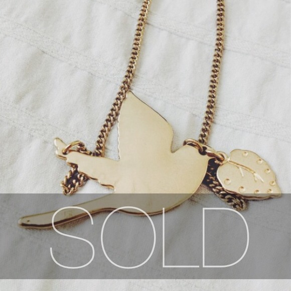 *SOLD** Dove necklace