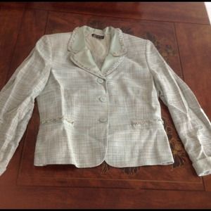Authentic Elie Tahari Tiffany Blue Blazer!
