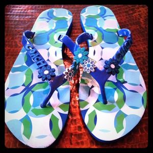 Coach flip flops
