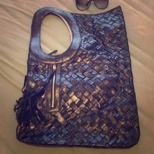 *NEW* Black faux leather Purse