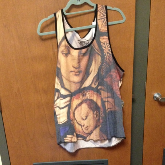 Men's tank top with design