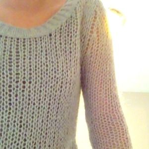 Aerie open knit eyelash sweater