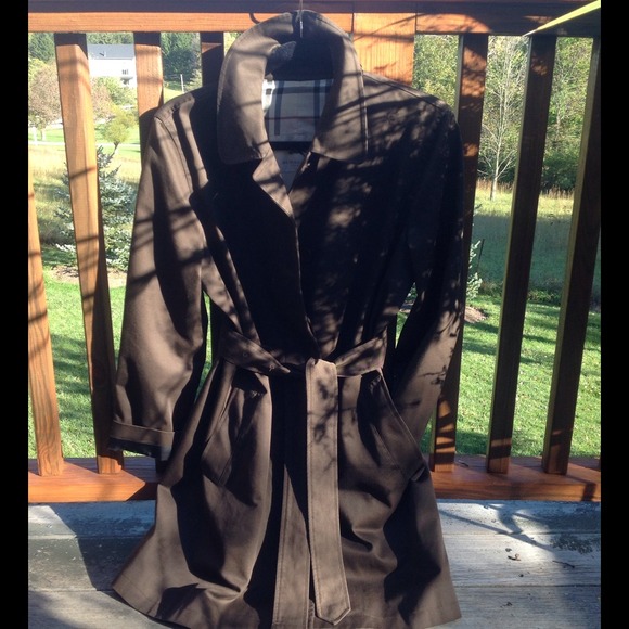 Authentic Chocolate Burberry Natasha Trench Coat