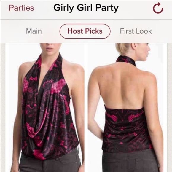 NEW Sexy Draped Backless Halter Top - Picture 4 of 4