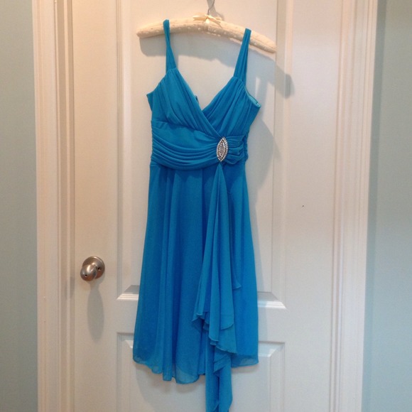 Blue semi formal dress