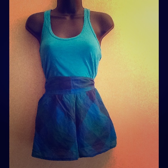 Teal tank top