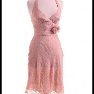 COMING SOON!!! SALE BCBG PINK HALTER DRESS