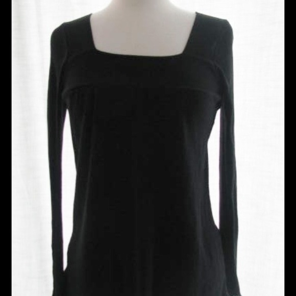 NWOT Michael Stars shine black square neck