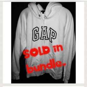 SOLD in bundle. GAP full zip hoodie xxl