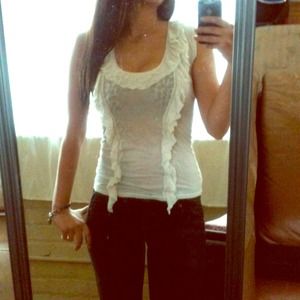 Cream Free People top