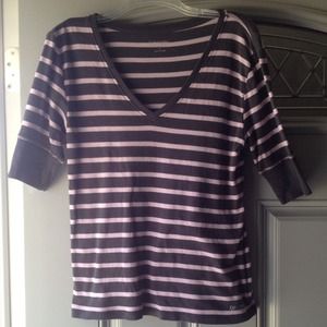 *SOLD* Price cut Calvin Klein 3/4 pink/grey top