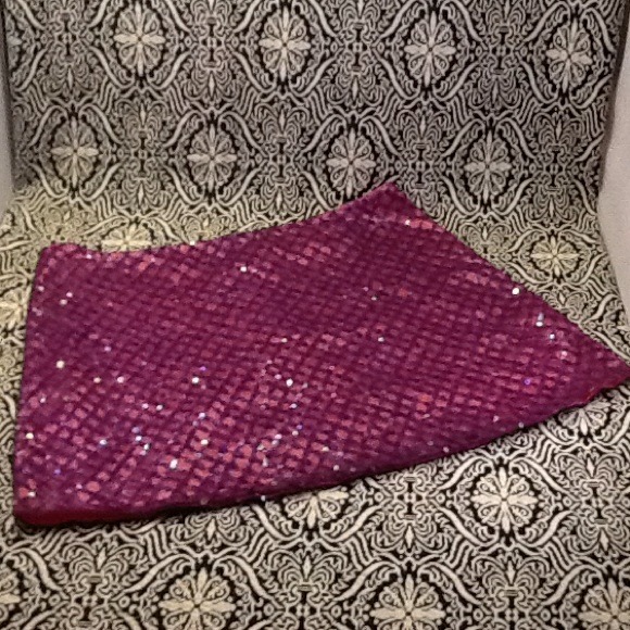 Sequin plum &pink skirt M
