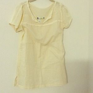 Sheer blouse split brand