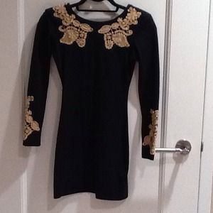 Black stretch dress