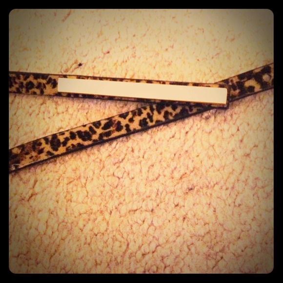 Leopard belt